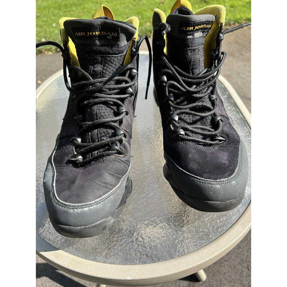 Air Jordan 9 Retro Dark Charcoal & University Gold - Men's 10.5 Women's 12 Shoes